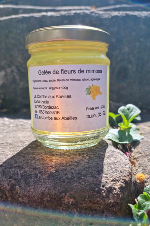 Gelée de fleurs de mimosa, La Combe aux Abeilles